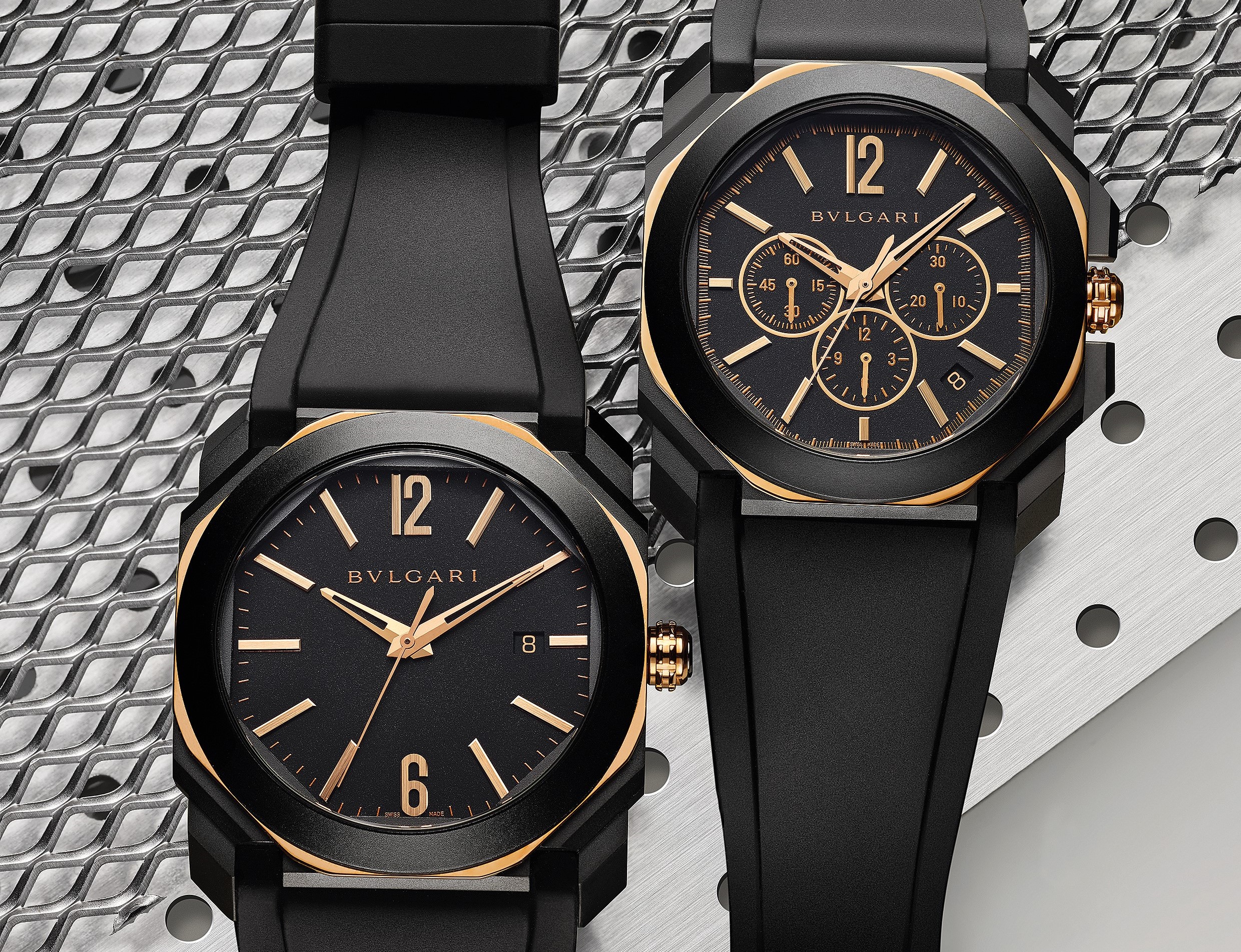 Octo、Lvcea 和 Serpenti 的外型都受到義大利藝術和建築啟發，而 Octo 腕錶的八角形輪廓，靈感來自於羅馬古建築天花板。