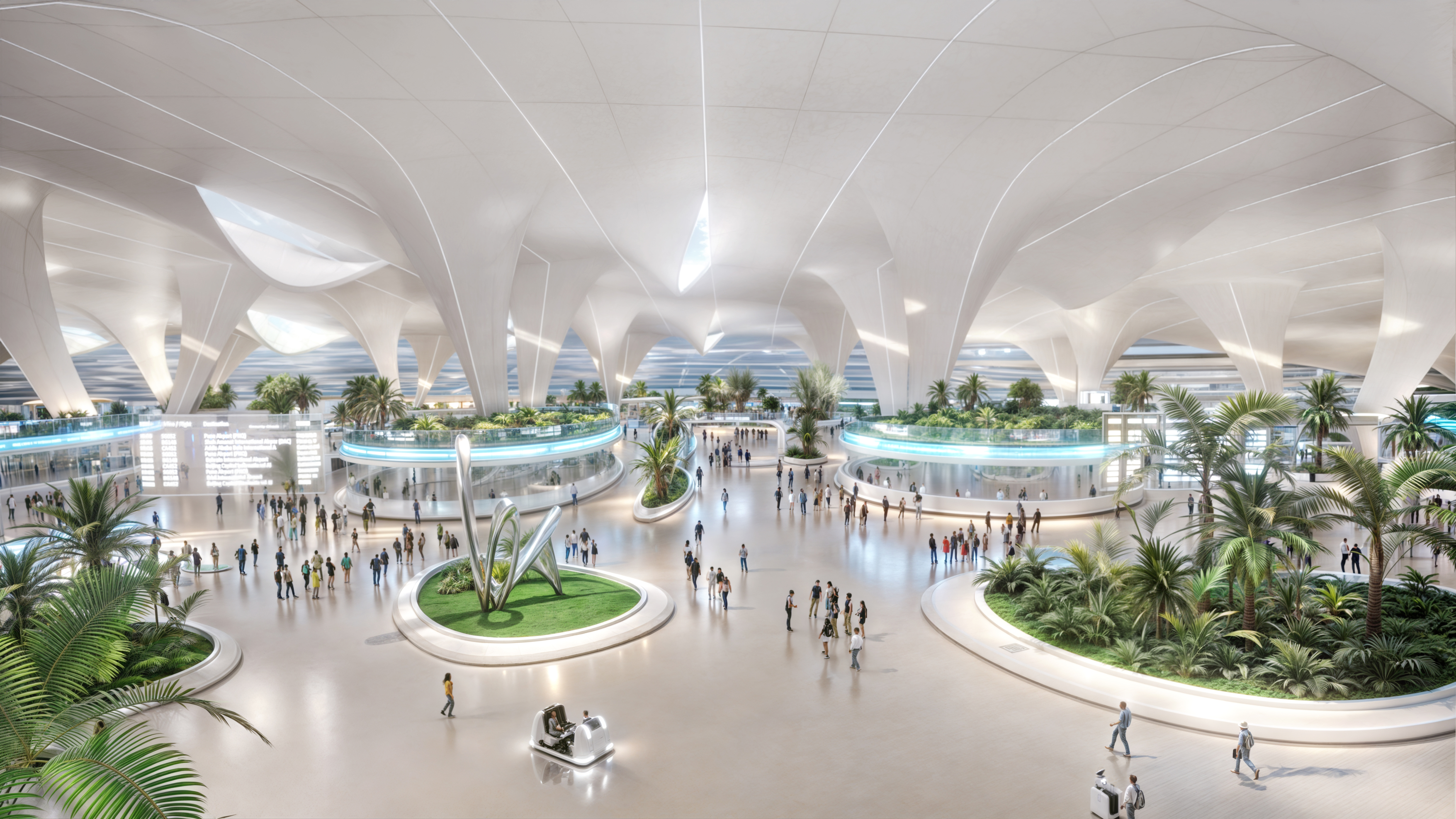 Aviation Reimagined：New Horizons at Al Maktoum International Airport 天際航城新視界 - 尖端動態結構無縫寬闊