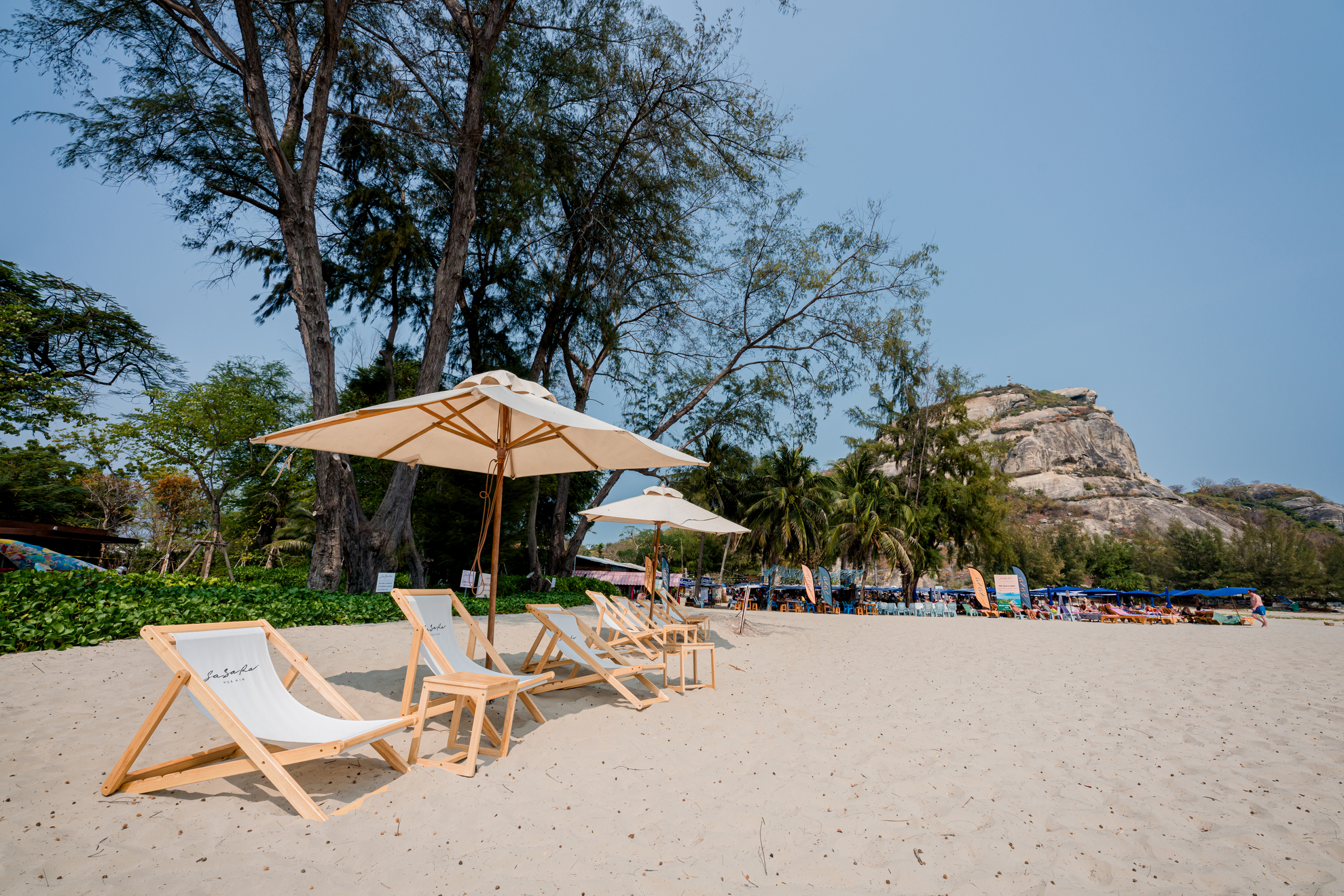 擁有 8 公里私人原始海灘的 Sasara Hua Hin。